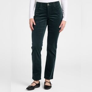 Democracy Absolution Stretchy Green Corduroy Pants Retro Smart-casual Gorpcore